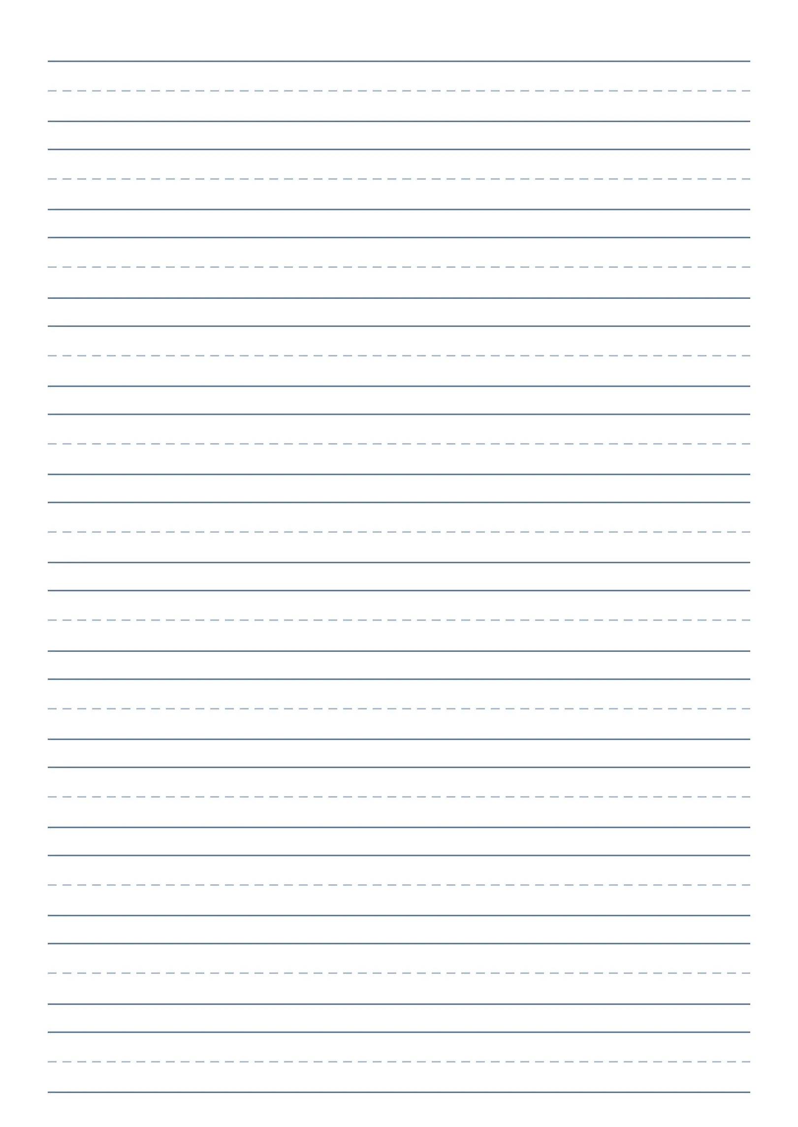 Handwriting Practice Paper