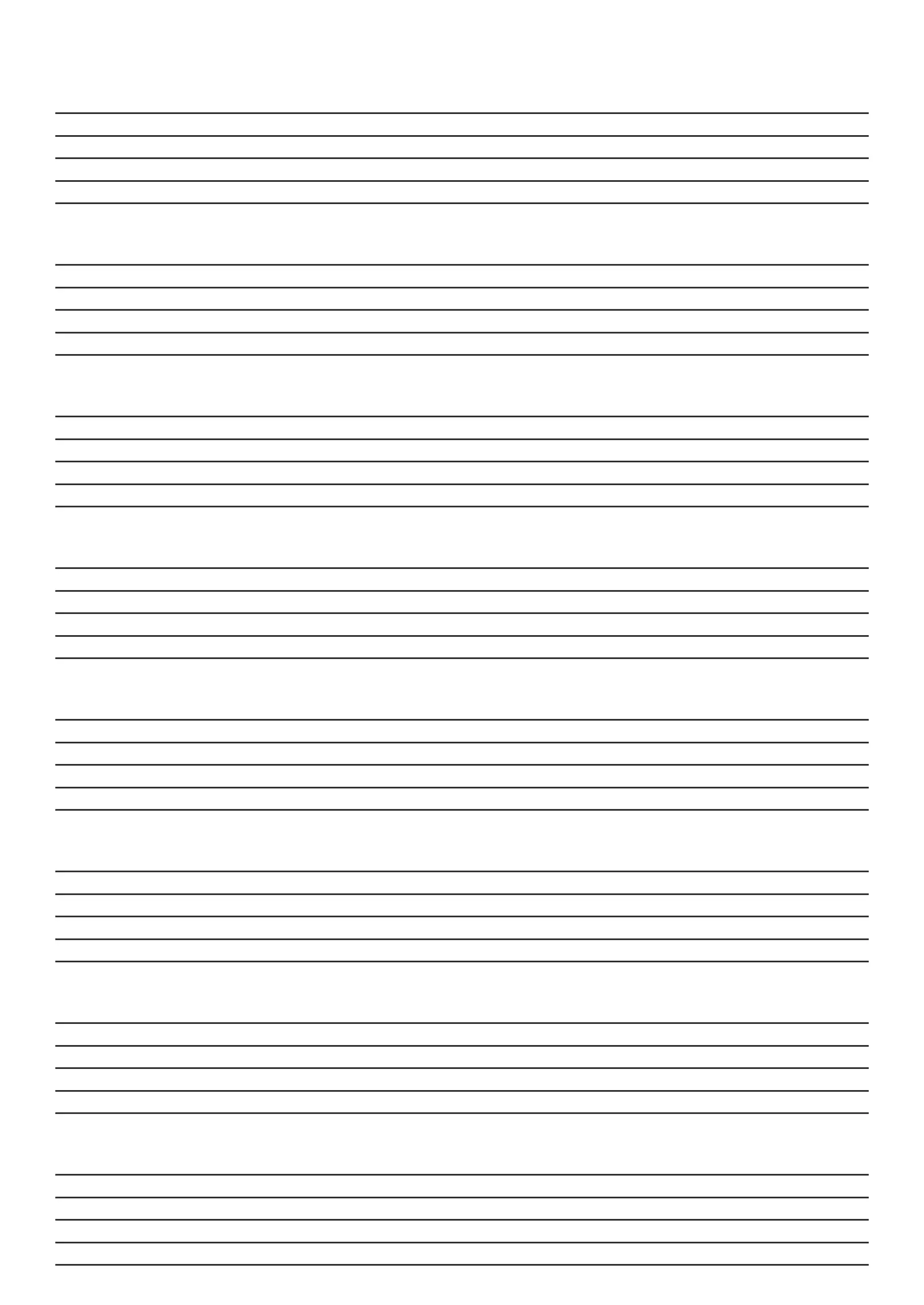 Music Staff Paper