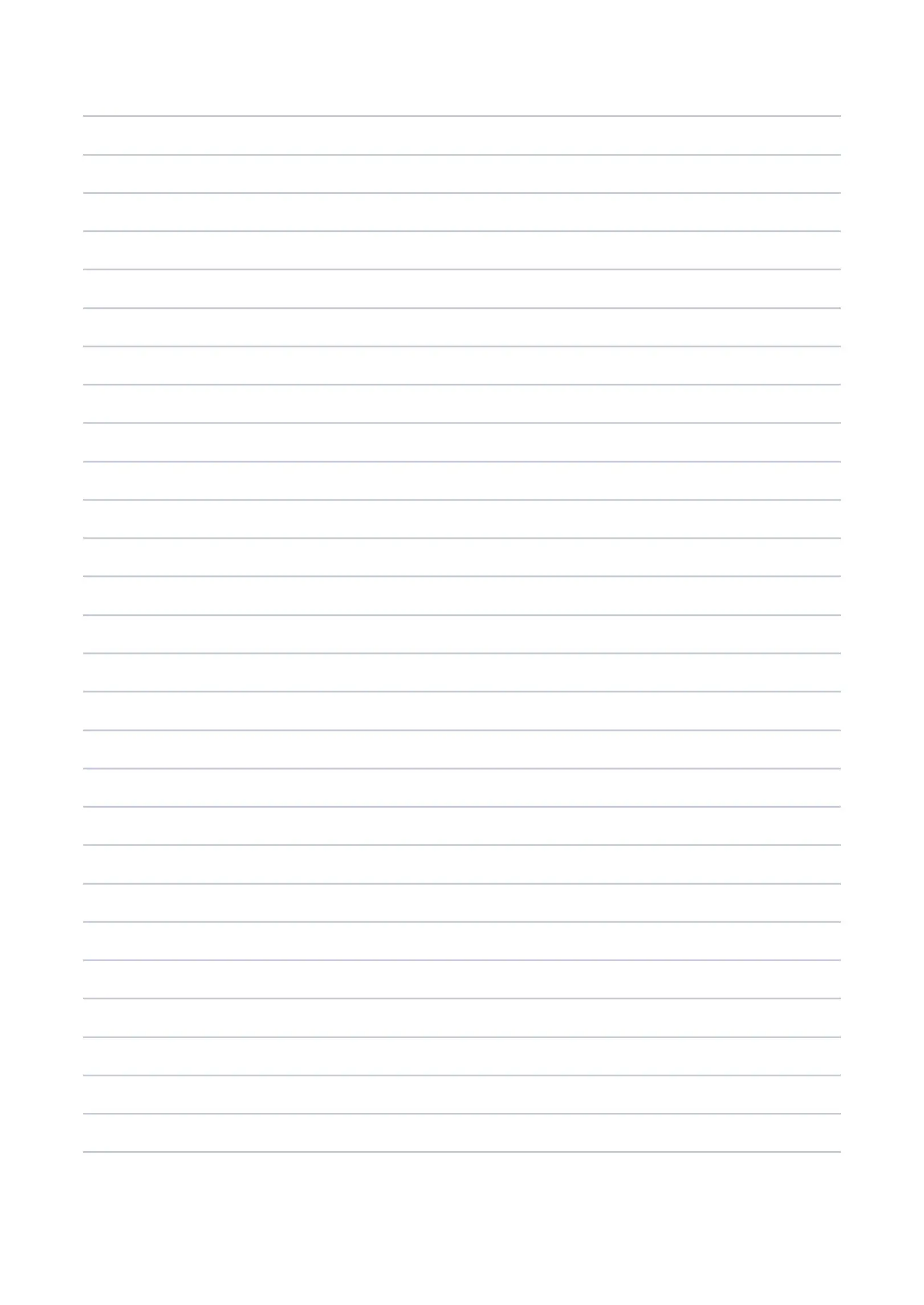 Ruled Notebook Page